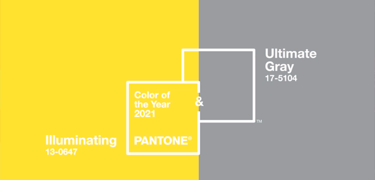 Pantone anuncia cinza ‘ultimate gray’ e amarelo ‘illuminating’ como cores de 2021